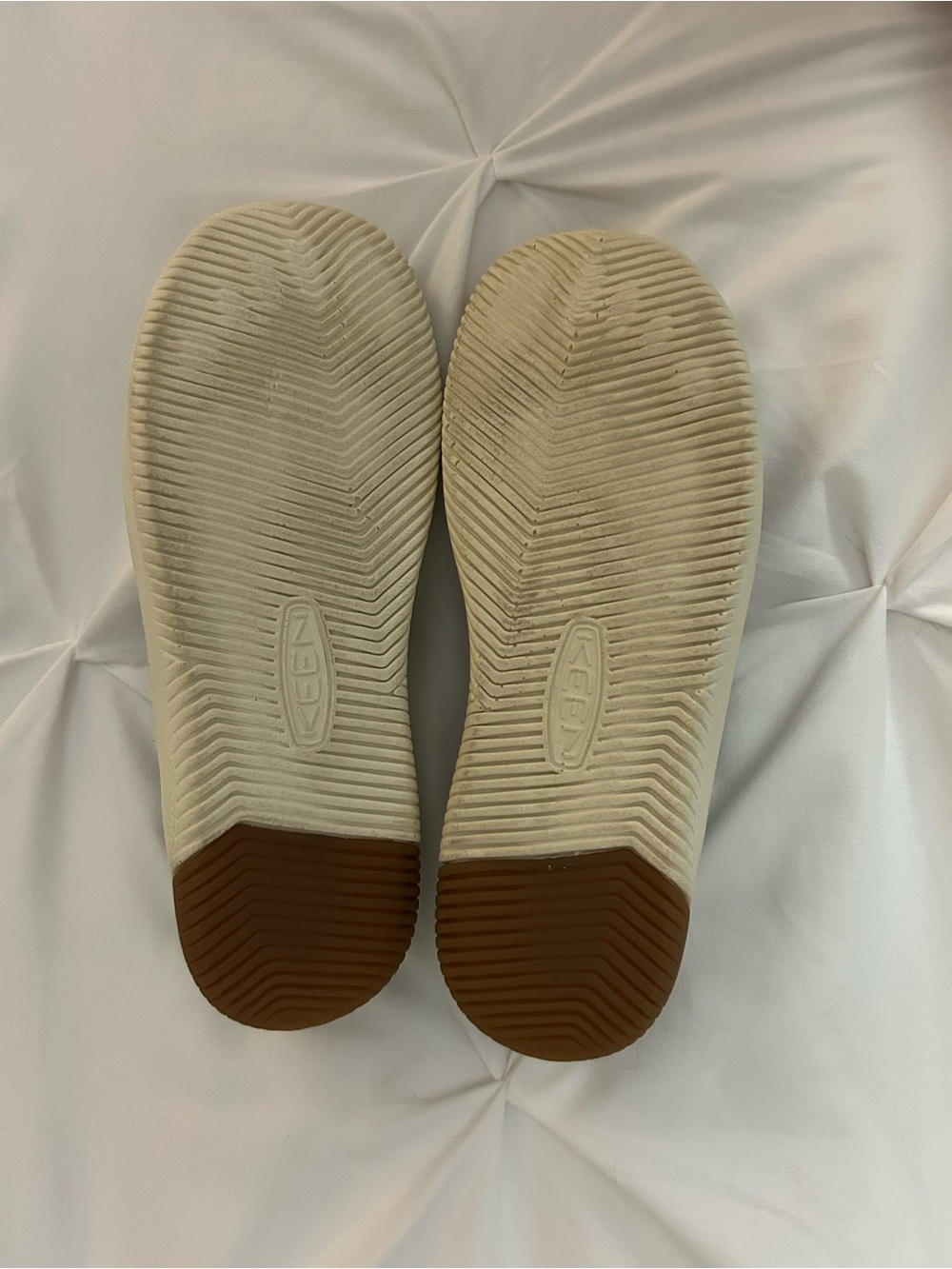 KEEN Women's KNX Knit Slip-On Shoes Sneakers Loafers - Size 8 - Birch - Picture 5 of 7